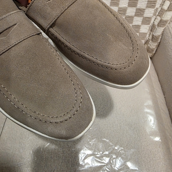 Wolf & Shepherd Crossover Penny Loafer Suede Leather Mens Size 11 M - Picture 5 of 15